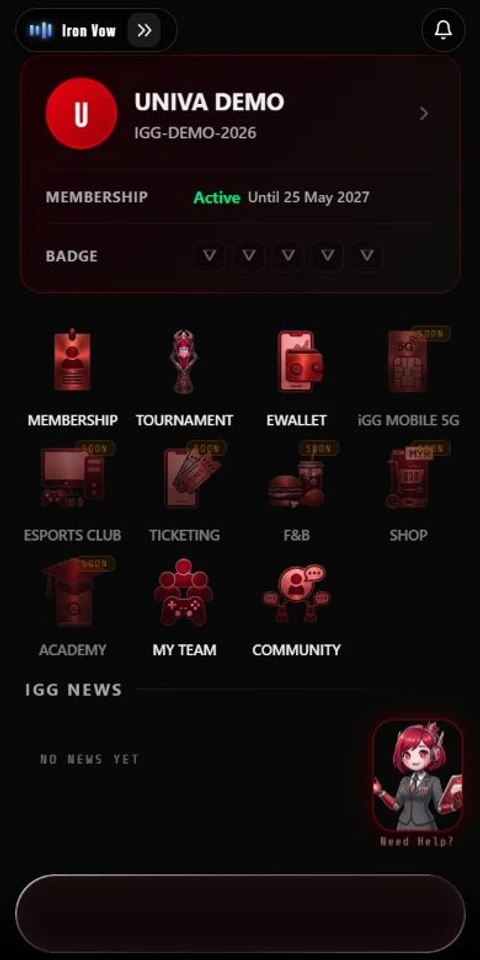 IGG SuperApp mobile app screenshot