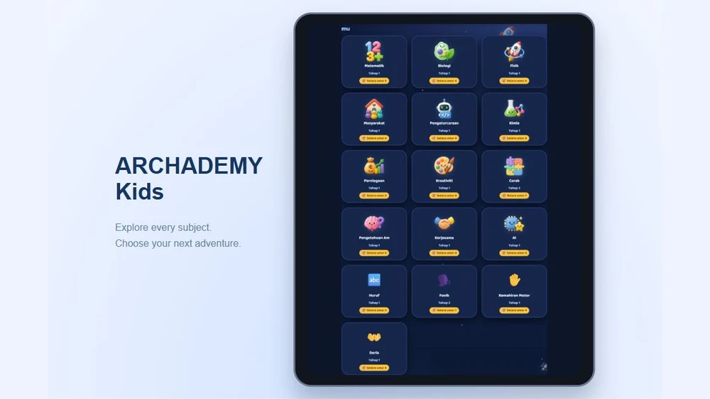 Archademy Kids screenshot